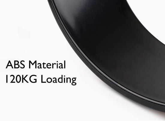Yoga Wiel - Pilates Cirkel - Rug Training - Natuurlijk Kurken Oppervlak - 32 cm - Houtkleur — afbeelding 5