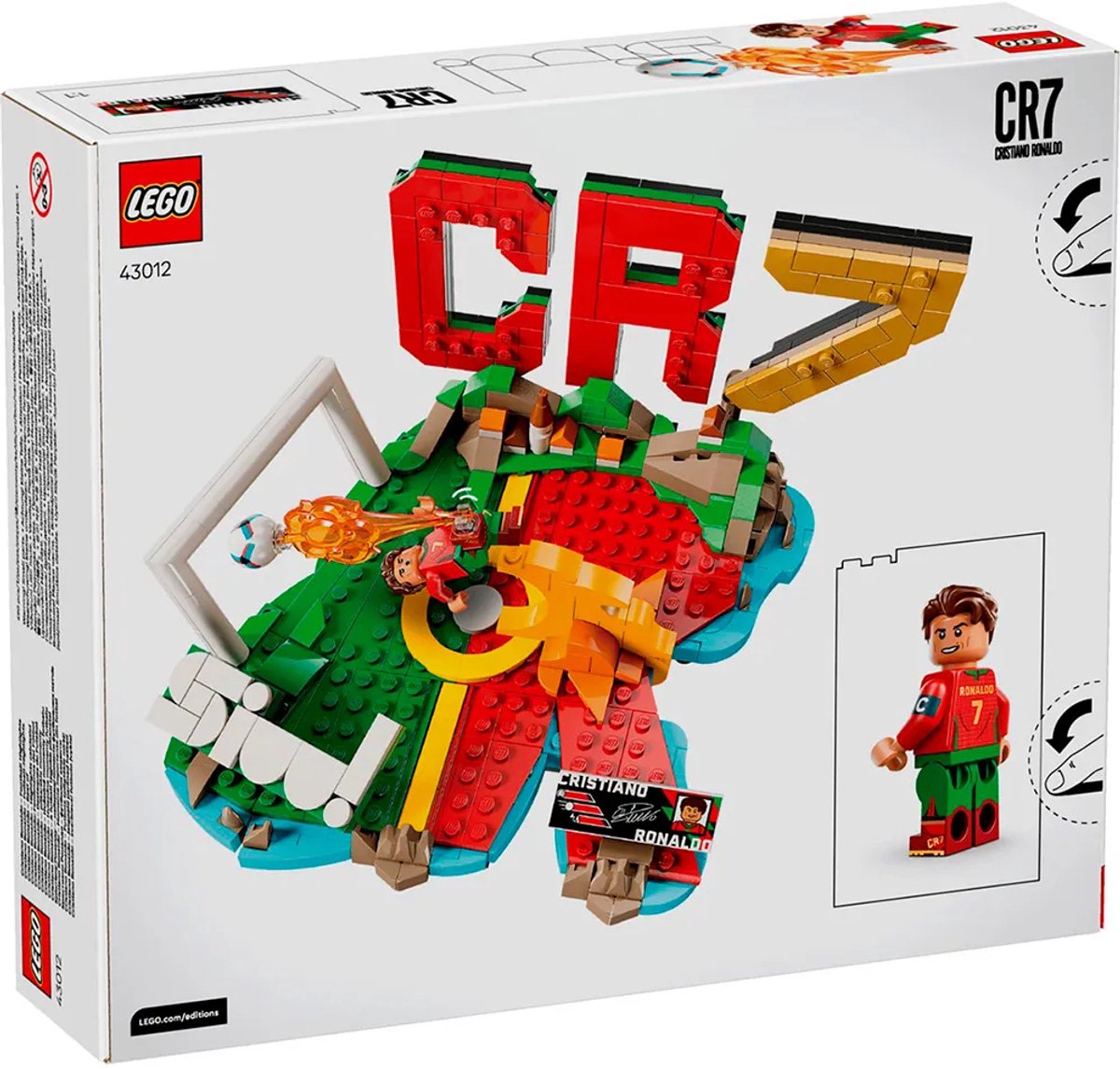 LEGO Editions - Cristiano Ronaldo - Voetbalhoogtepunten CR 7 Voetbal Bouwpakket voor Kinderen - 43012 — afbeelding 19
