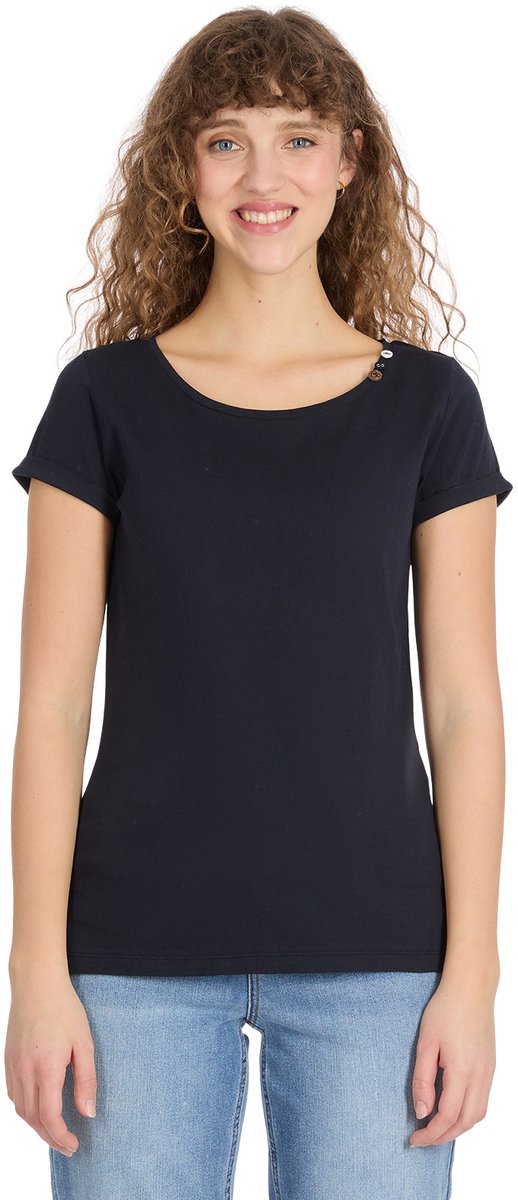 Dames-T-shirt Ragwear Fllorah Gots Blauw