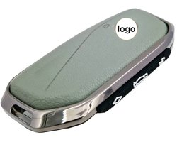 Autosleutel Hoesje geschikt voor Bmw - Sleutelcover - Aluminium Sleutelhoes - Accessoires - agave