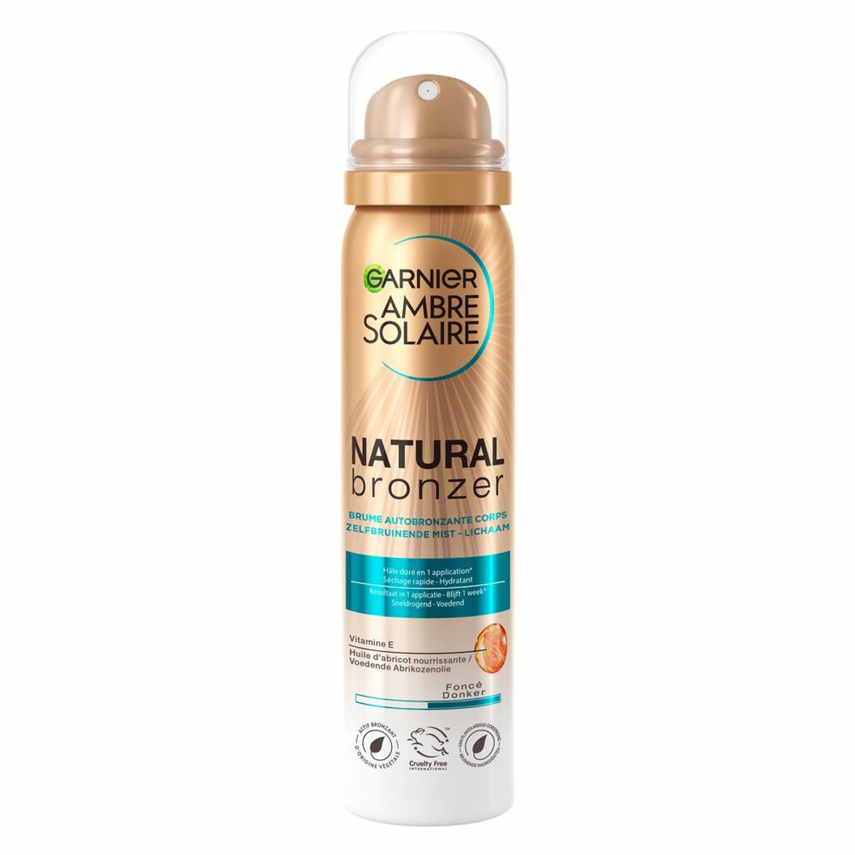 Garnier Ambre Solaire Natural Bronzer Zelfbruinende Body Mist - 6 x 150 ml - Voordeelverpakking