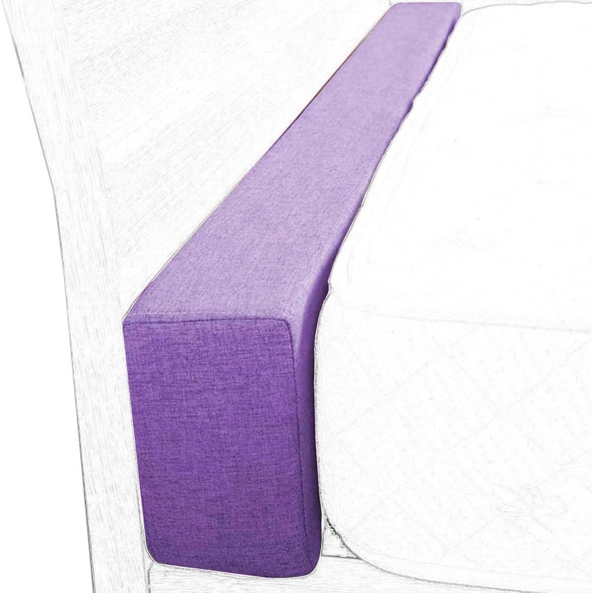 Opvulkussen Bedruimtes - Vulmiddel Gaten - Vullen Matras Kieren - Afneembare Wasbare Hoes - 100x5x25cm - Color4