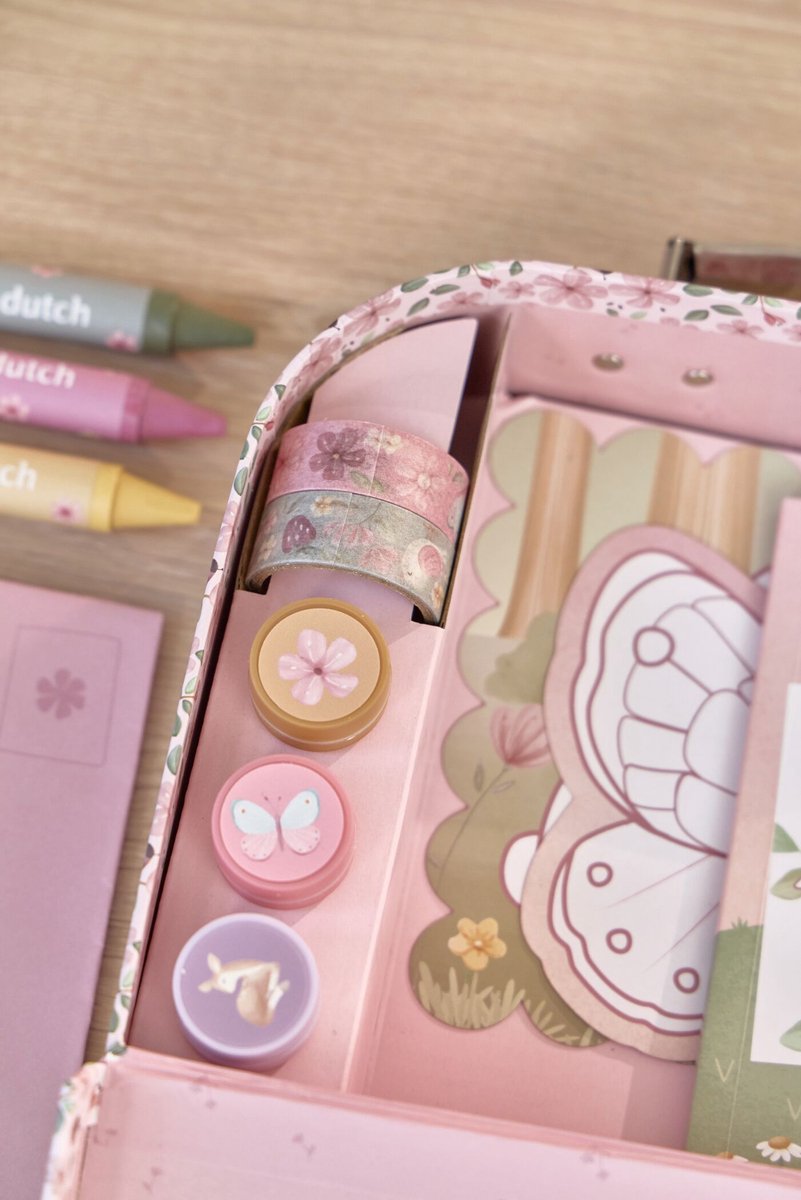 Little Dutch knutselkoffer Rosa Fairy Garden - creatief speelgoed - cadeautip — afbeelding 5