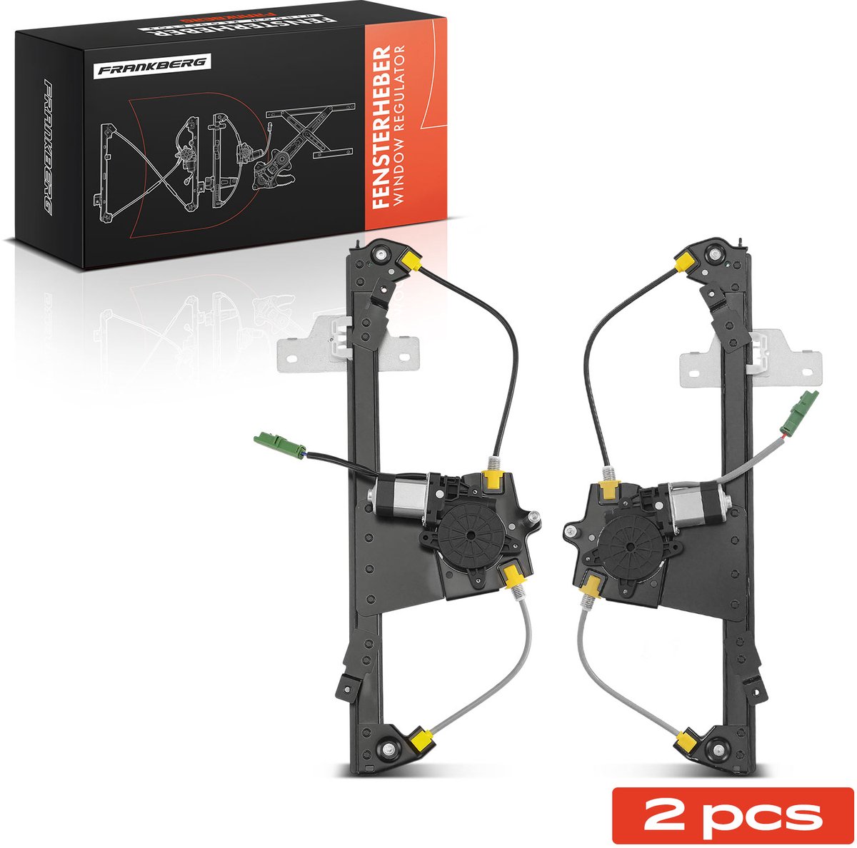 Frankberg 2x Raambediening Elektrisch Voor voor Dacia Duster HM Kasten