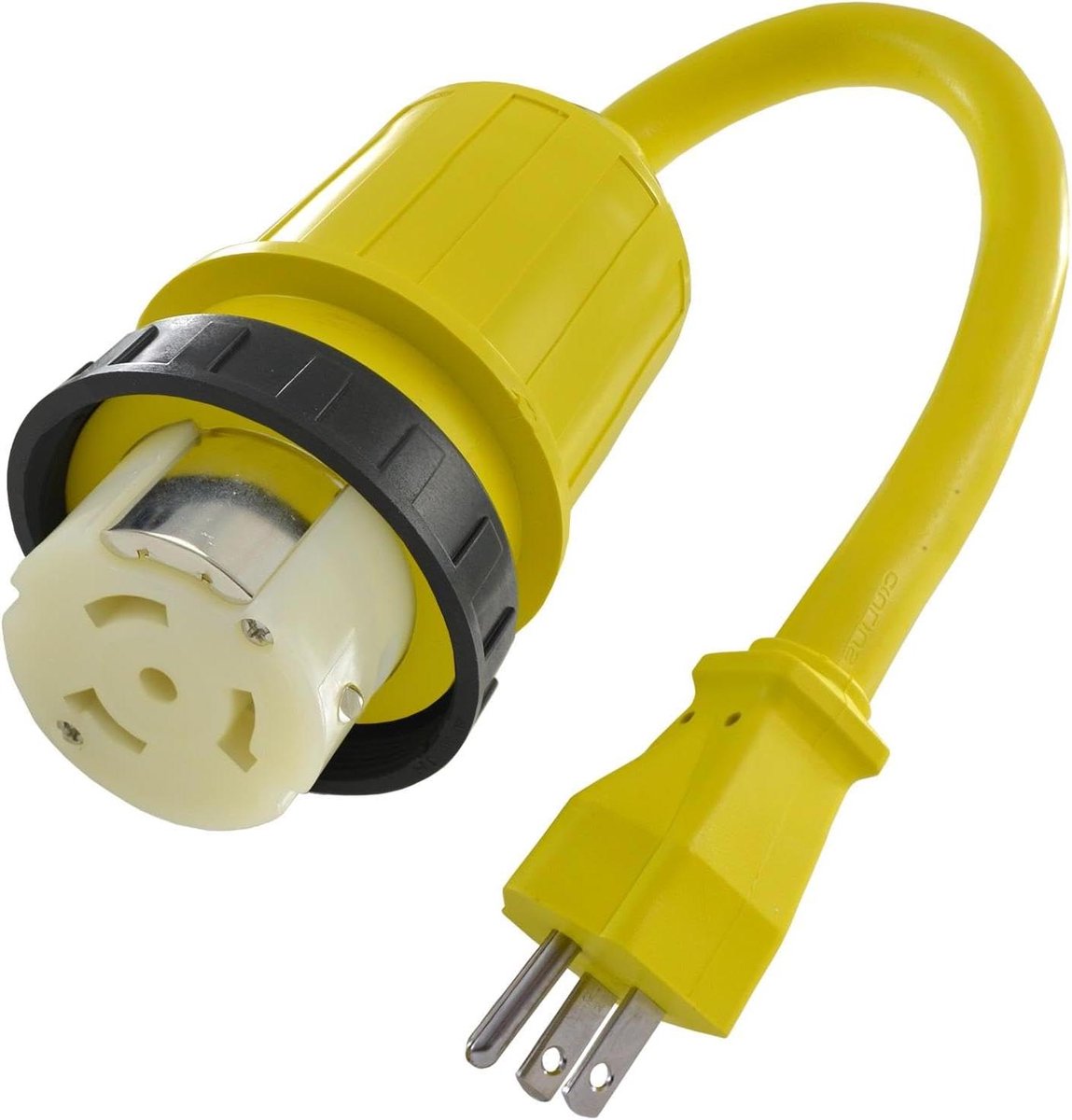 Stroom Adapter Snoer - Verlengkabel Adapter - Stroom Omzetten - 15A naar 50A - 1.5 voet - Geel