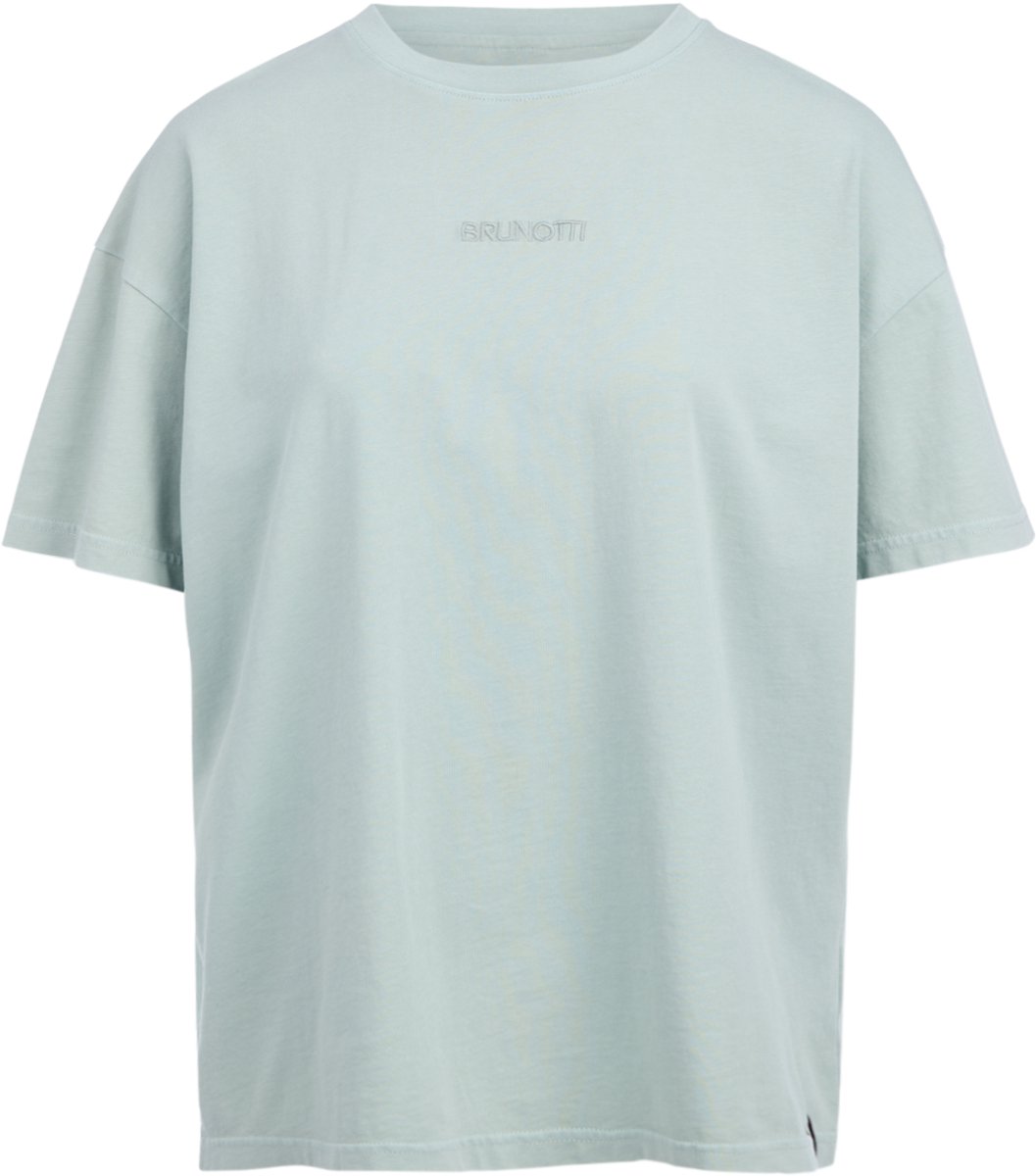 Brunotti Esseries T-Shirt Aqua Dames 100% Katoen Loose Fit XXL Grijs