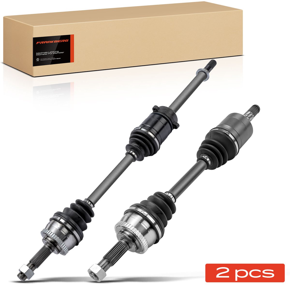 Frankberg 2x Aandrijfas Vooras voor Nissan Primera P11