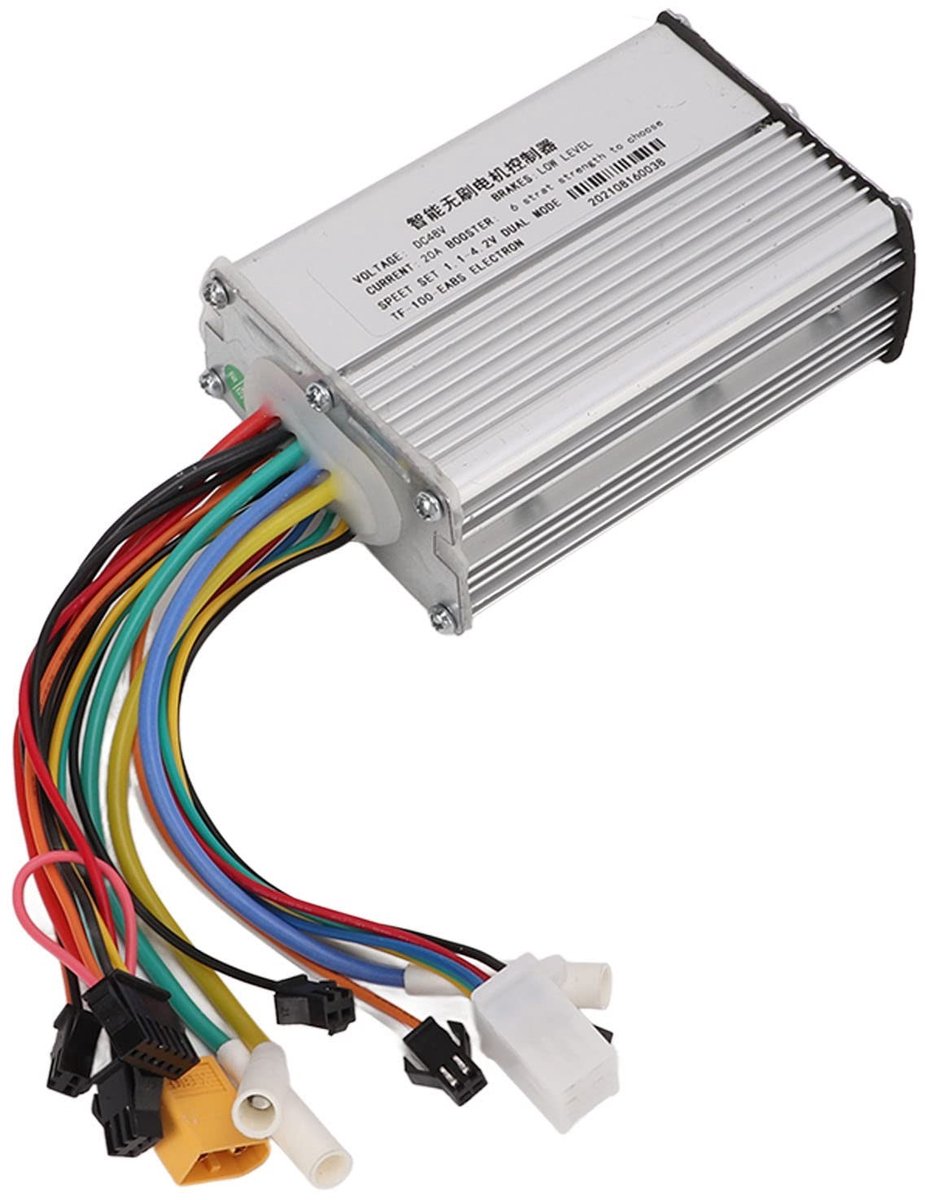 Vt products - Elektrische scootercontroller - borstelloze motorcontroller - eenvoudig te installeren - wit - 48V 20A - 9,9L x ...