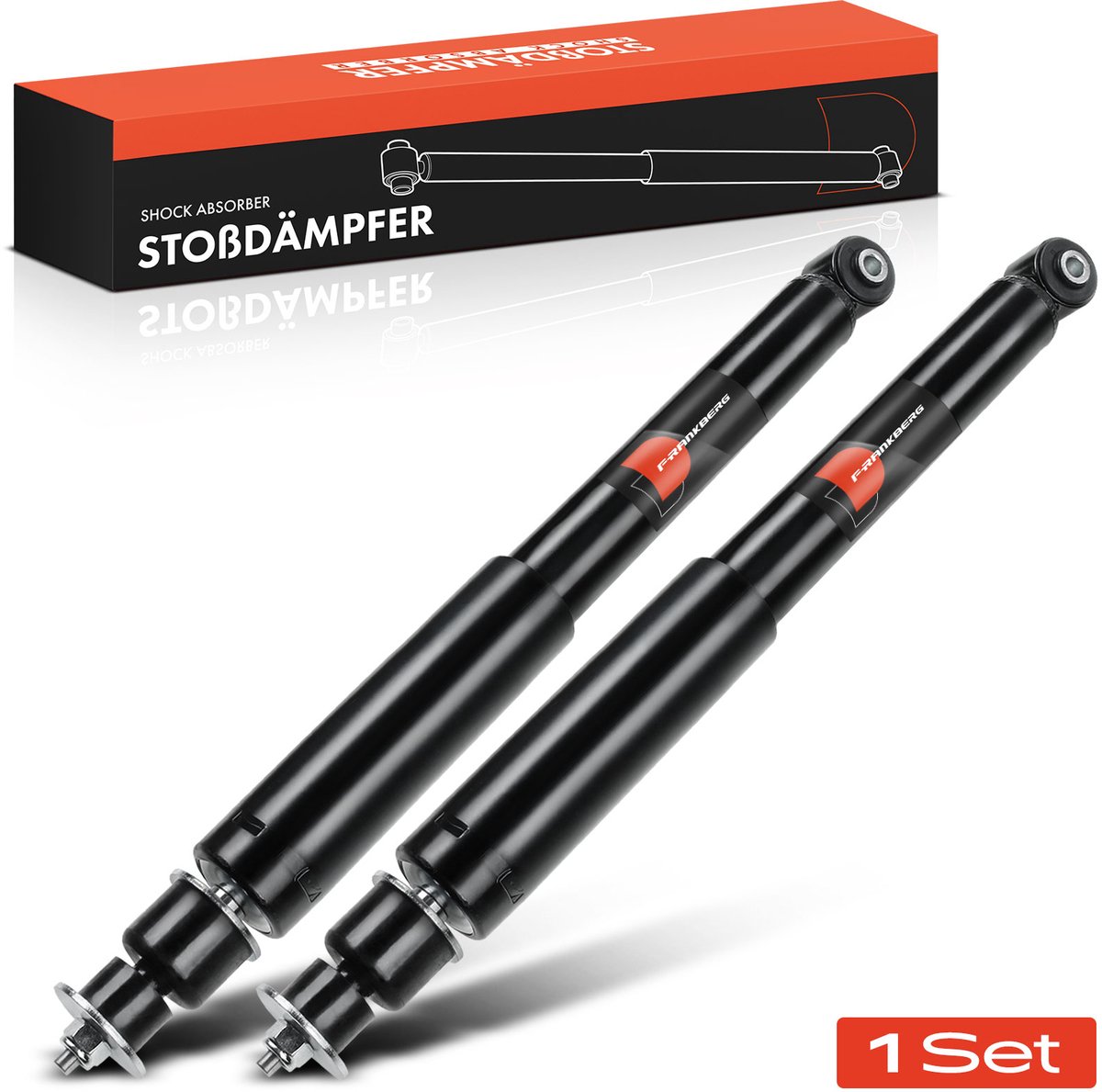 Frankberg 2x Demper Achteras voor Chrysler
