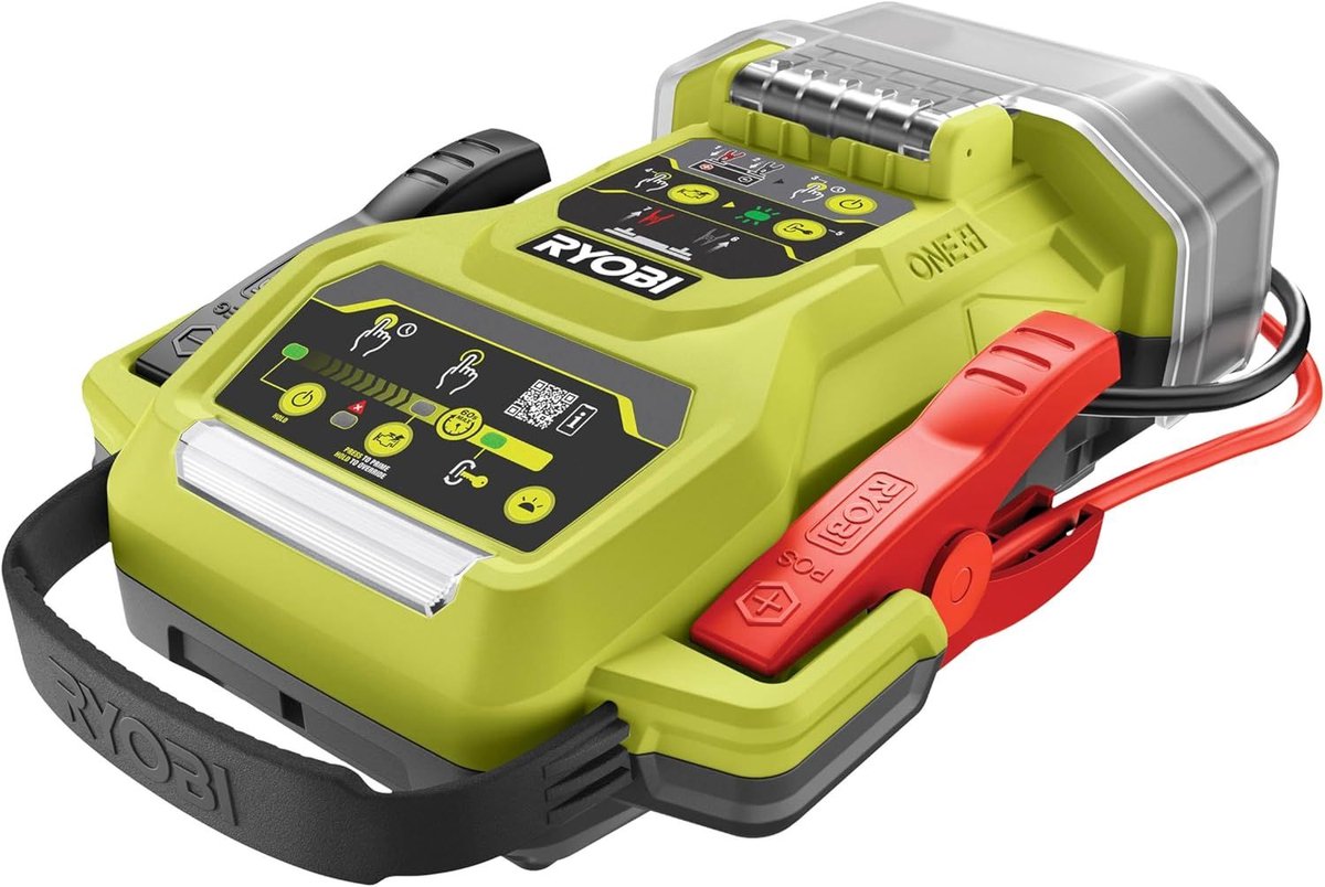 RYOBI 18V ONE+ Accu-startbooster RJSC18-0, zonder accu en lader