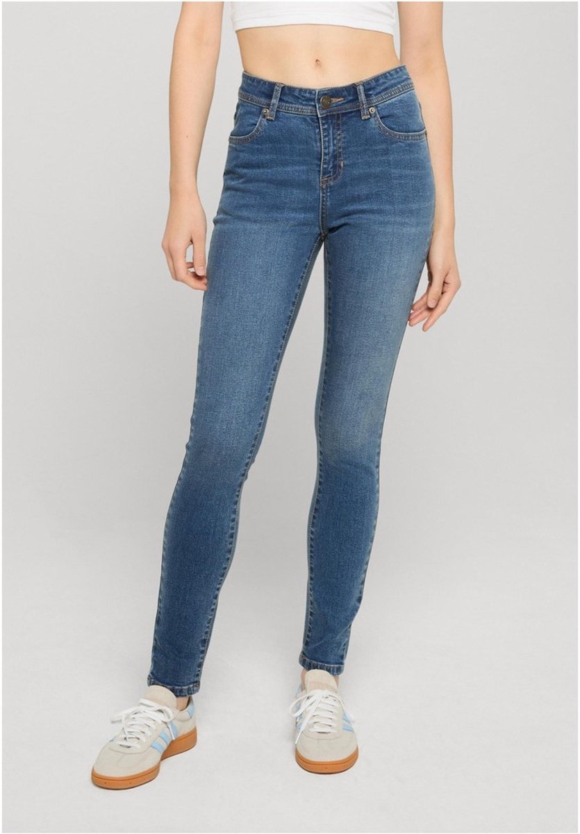 Urban Classics Skinny fit Skinny jeans Taille 26 inch Blauw
