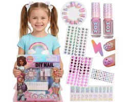 WOW Generation Grote manicureset met geurende kunstnagels, nagelsetset voor kinderen