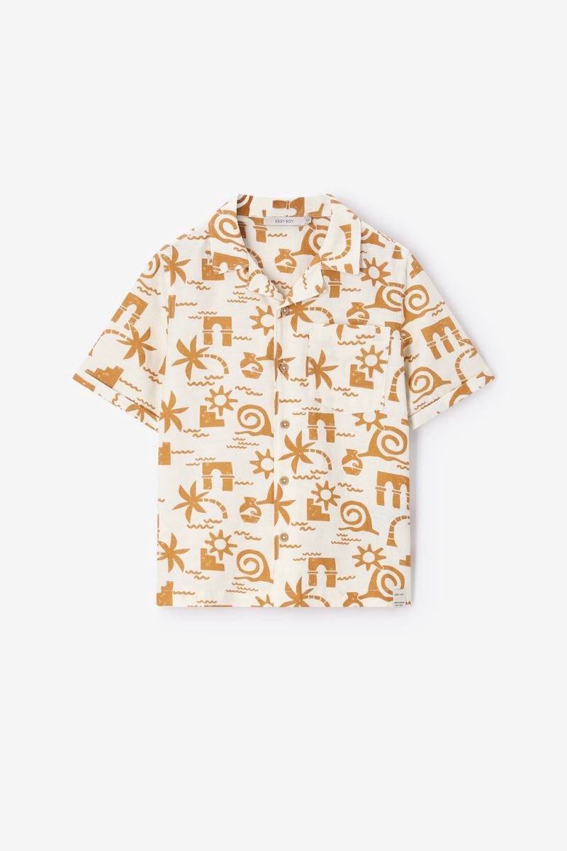 Sissy-Boy - Wit overhemd met print