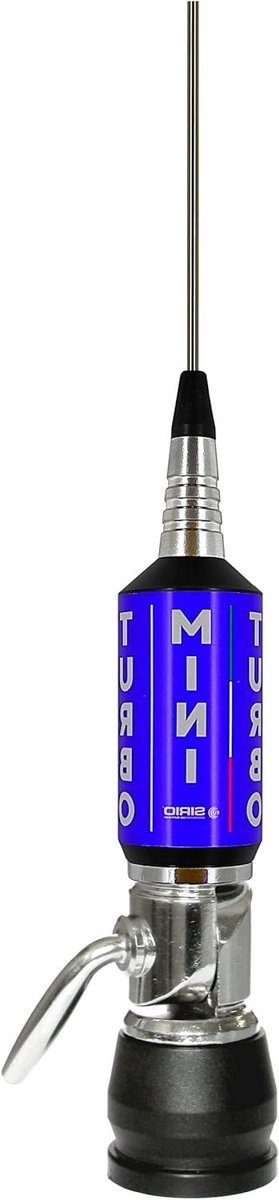 Voertuigantenne - CB Antenne - Communicatie Verbeteren - Basis Geladen Ontwerp - 1250 mm - Blauw