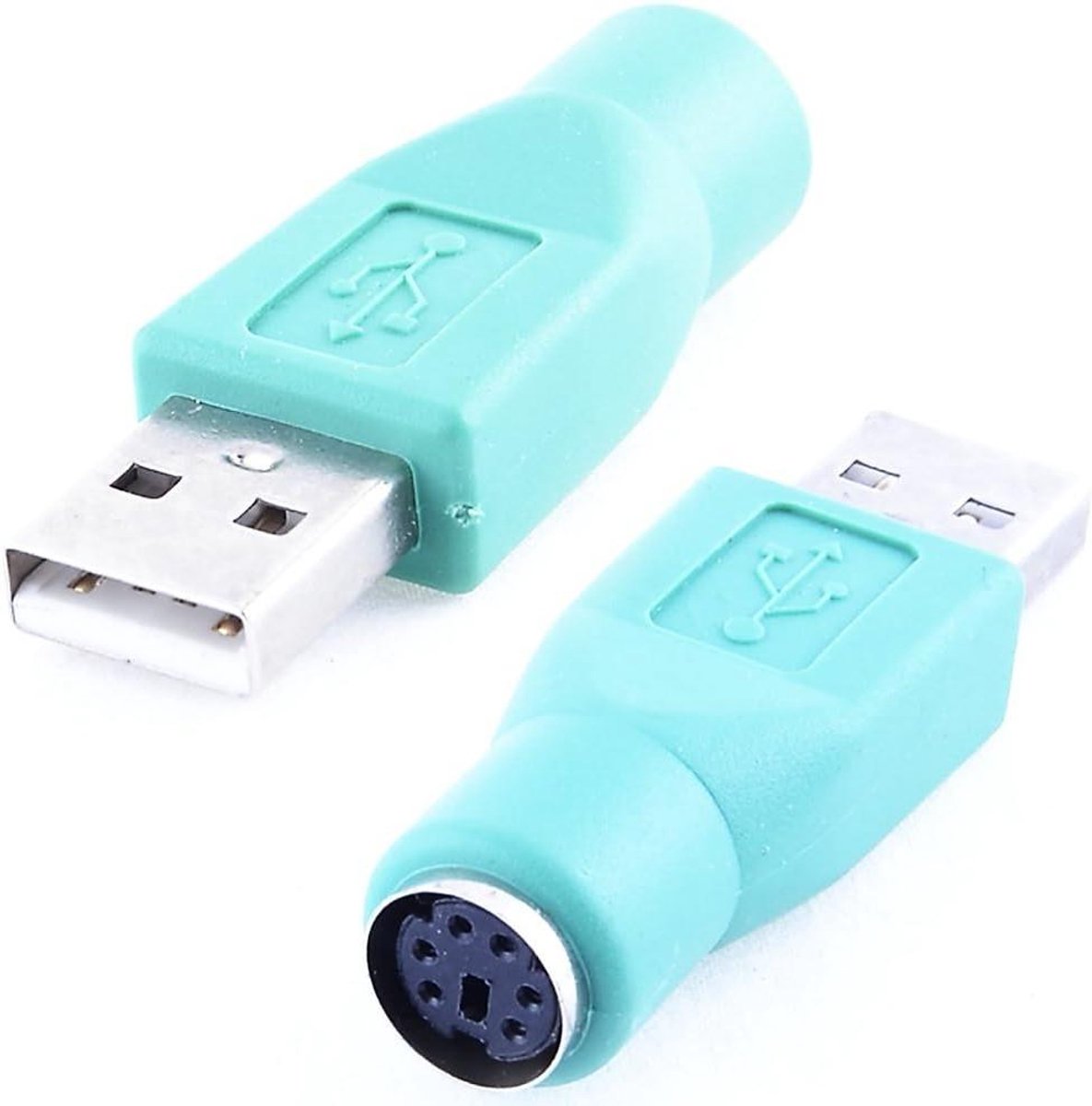 USB naar PS2 Adapter - Converter Kabel - Muis Aansluiten - Alleen Voor Muizen - 10 gram - Groen