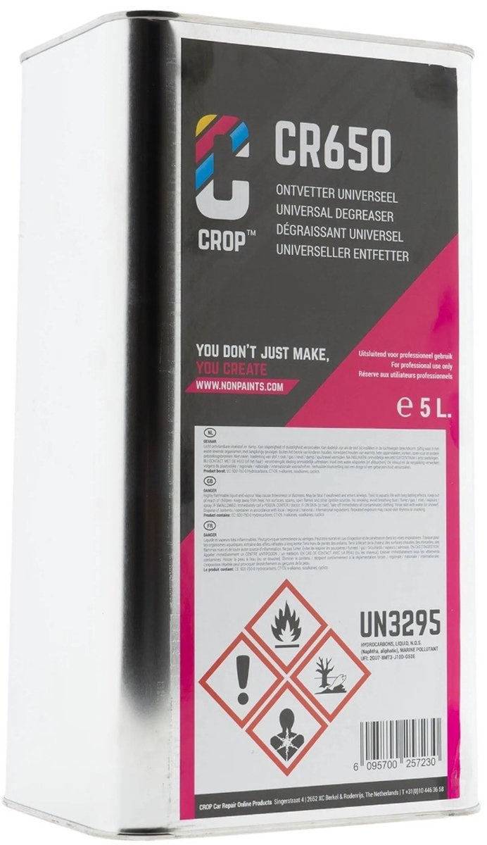 CR650 Universele Ontvetter voor autolak & verf - 5 liter Jerrycan