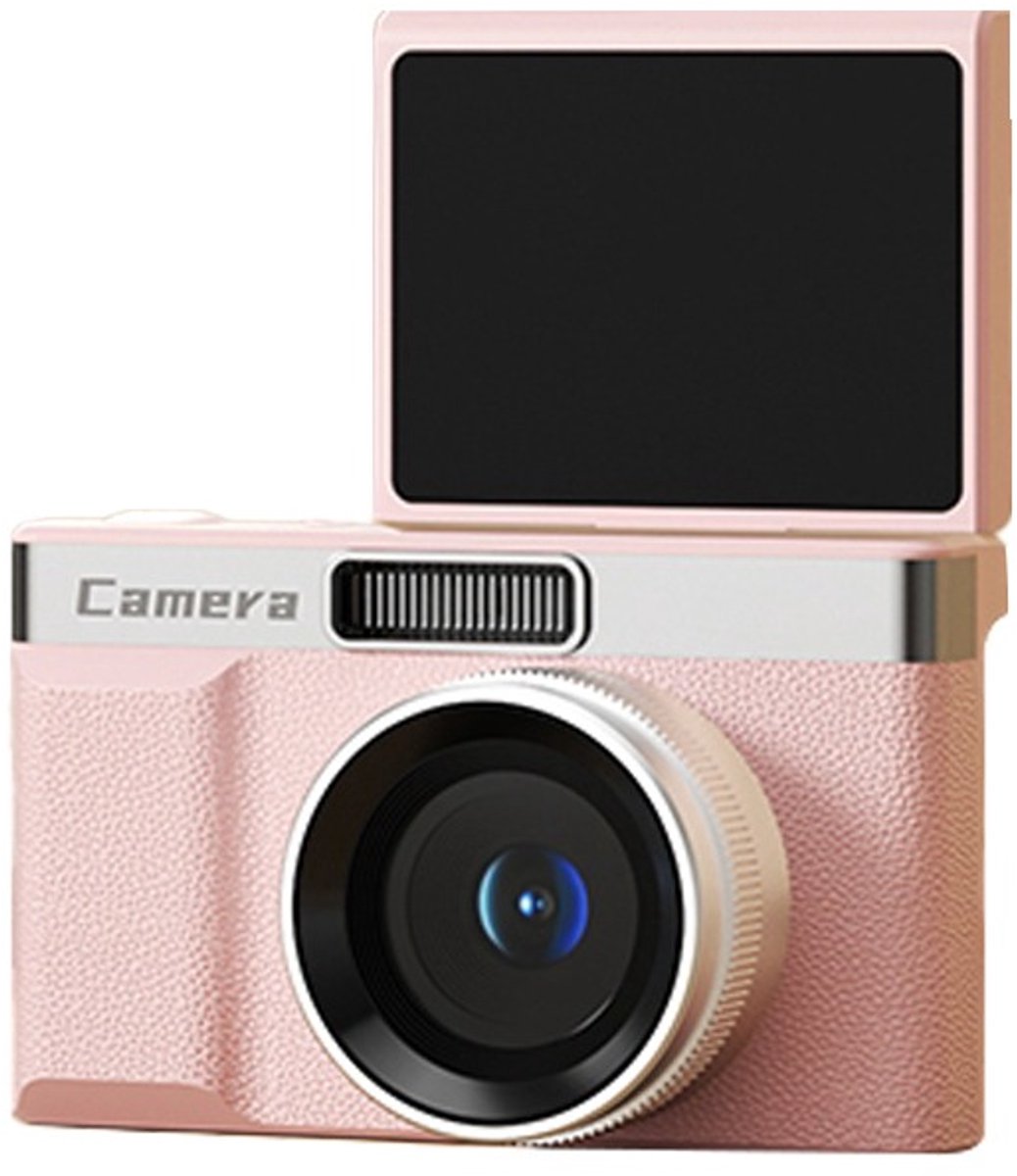 Retro Digitale Camera met Dubbele Lens, 5x Optische Zoom en 2.4" LCD-scherm