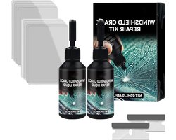 Ruit Reparatie Kit - Glas Herstel - Ster Schade Verhelpen - Verbeterde Harsformule - 20 ml - Transparant