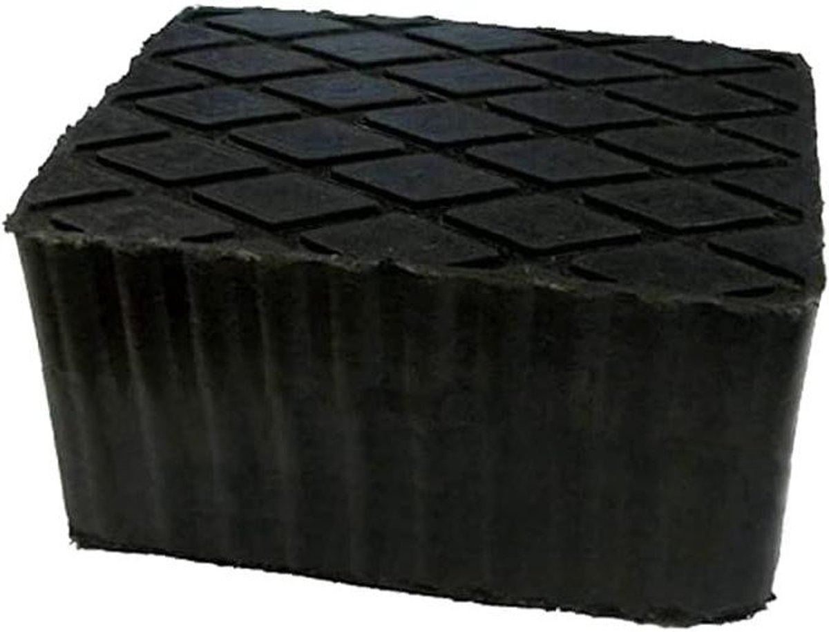 Steunkussen Rubber - Hefbrug Pad - Voertuig Ondersteunen - Extreem Duurzaam - 60 mm Hoog - Zwart