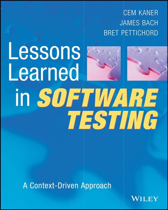 Lessons Learned in Software Testing - cover