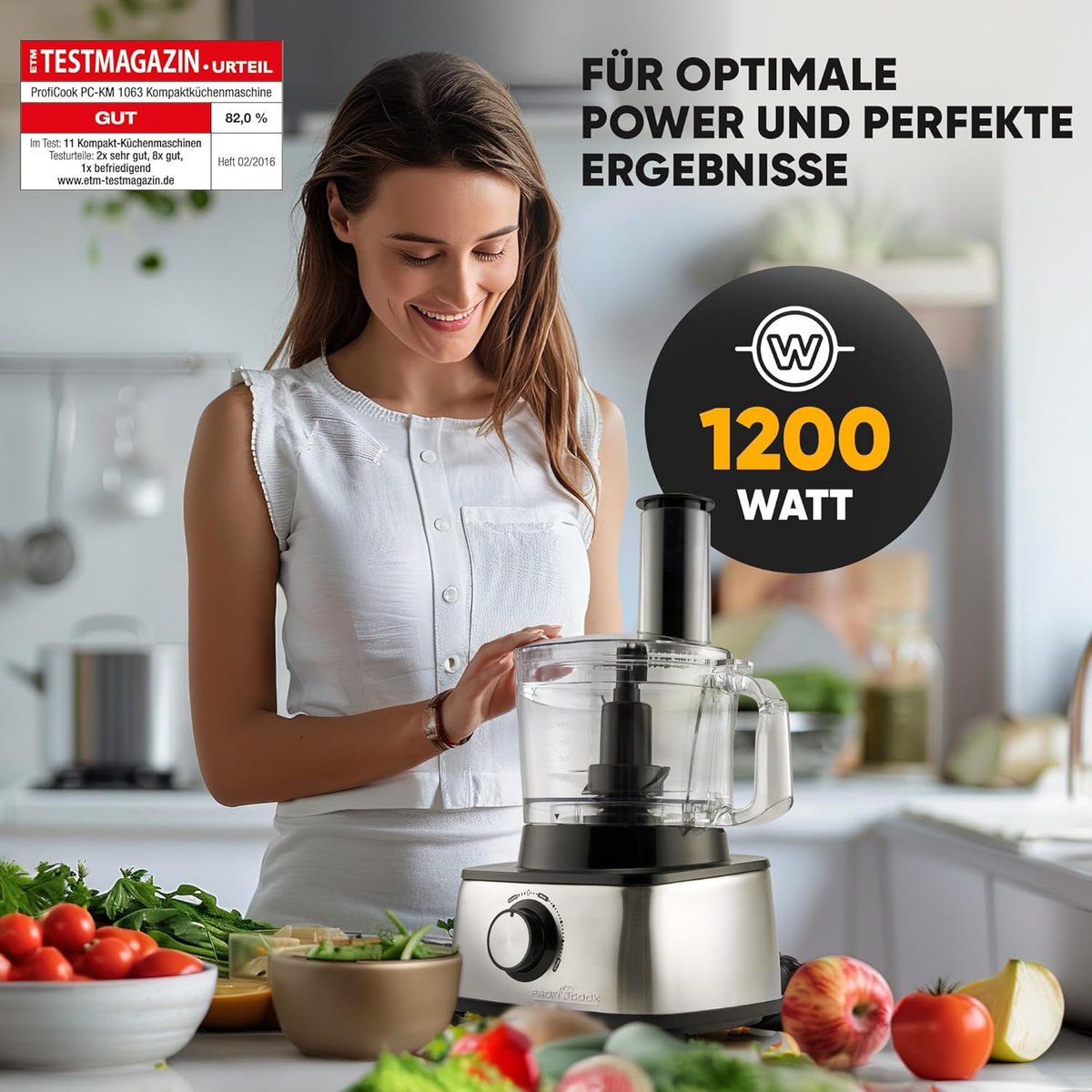 ProfiCook KM 1063 - Foodprocessor - Keukenmachine 3in1 thumbnail 6