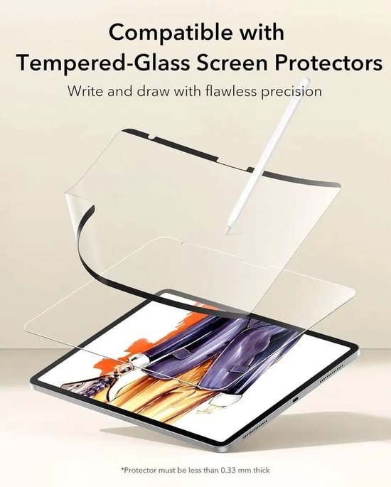 ESR Paper Feel Magnetic Apple iPad 11 (2025) / 10.9 (2022) Screen Protector
