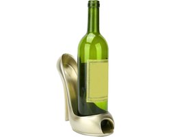 Luxe Flessenhouder in de Vorm van een Hoge Hak - Unieke Wijnrek voor Decoratie en Feestjes - Ideaal Cadeau voor Wijnliefhebbers en Feestelijke Gelegenheden
