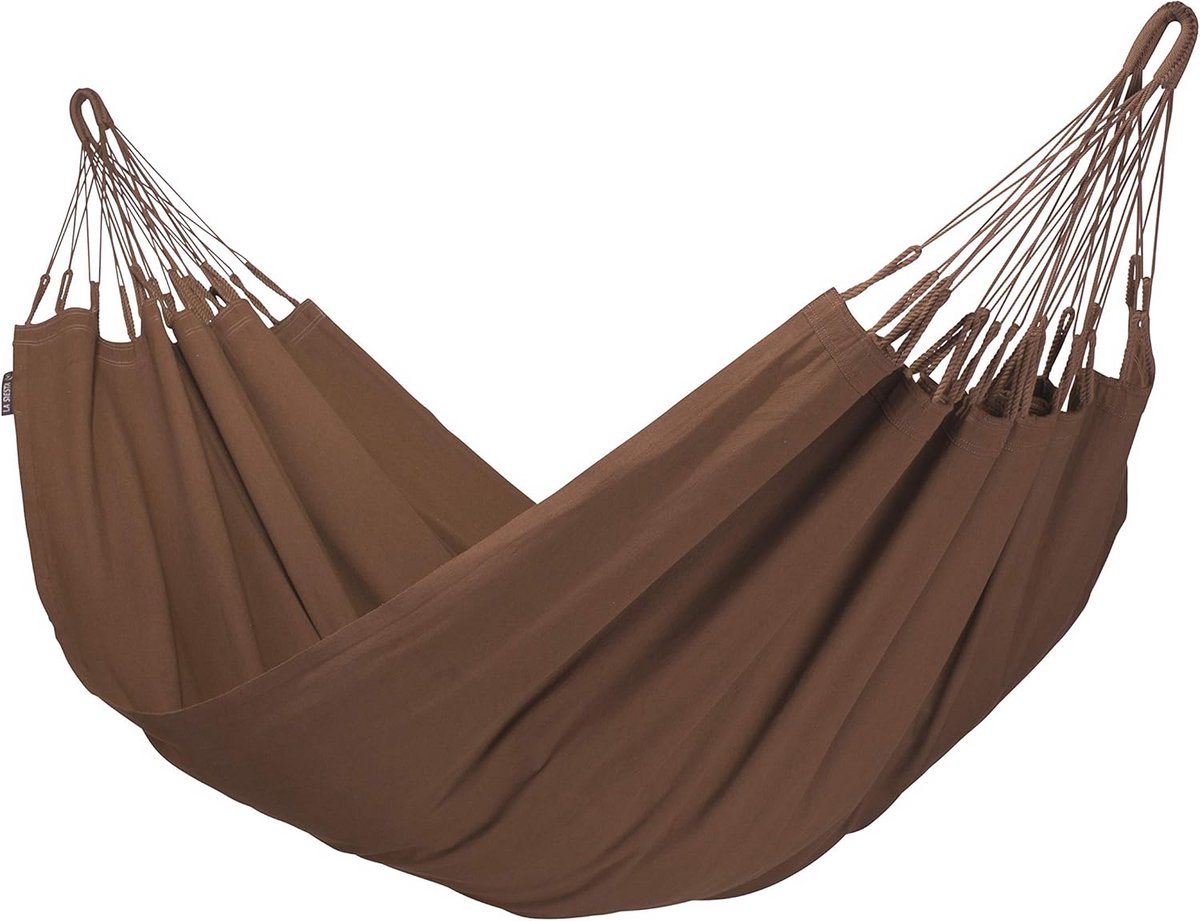 Hangmat - Enkele hangmat - Ontspannen buiten - Biologisch katoen GOTS - 300 cm lengte - Arabica