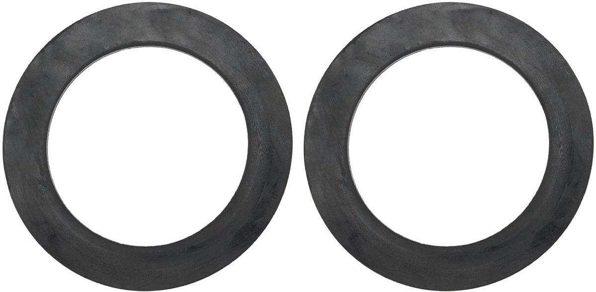 Afvoerring Set - Rubberen Afdichting - Lekken Voorkomen - Flexibel Materiaal - 20 Stuks - Zwart