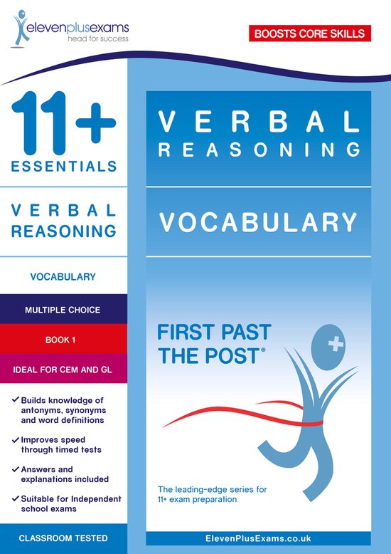 11+ Essentials Verbal Reasoning: Vocabulary Book 1 - cover