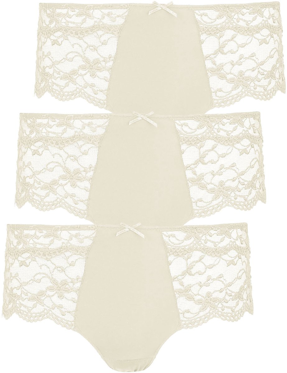 3-pack dames hipster Silver Edition