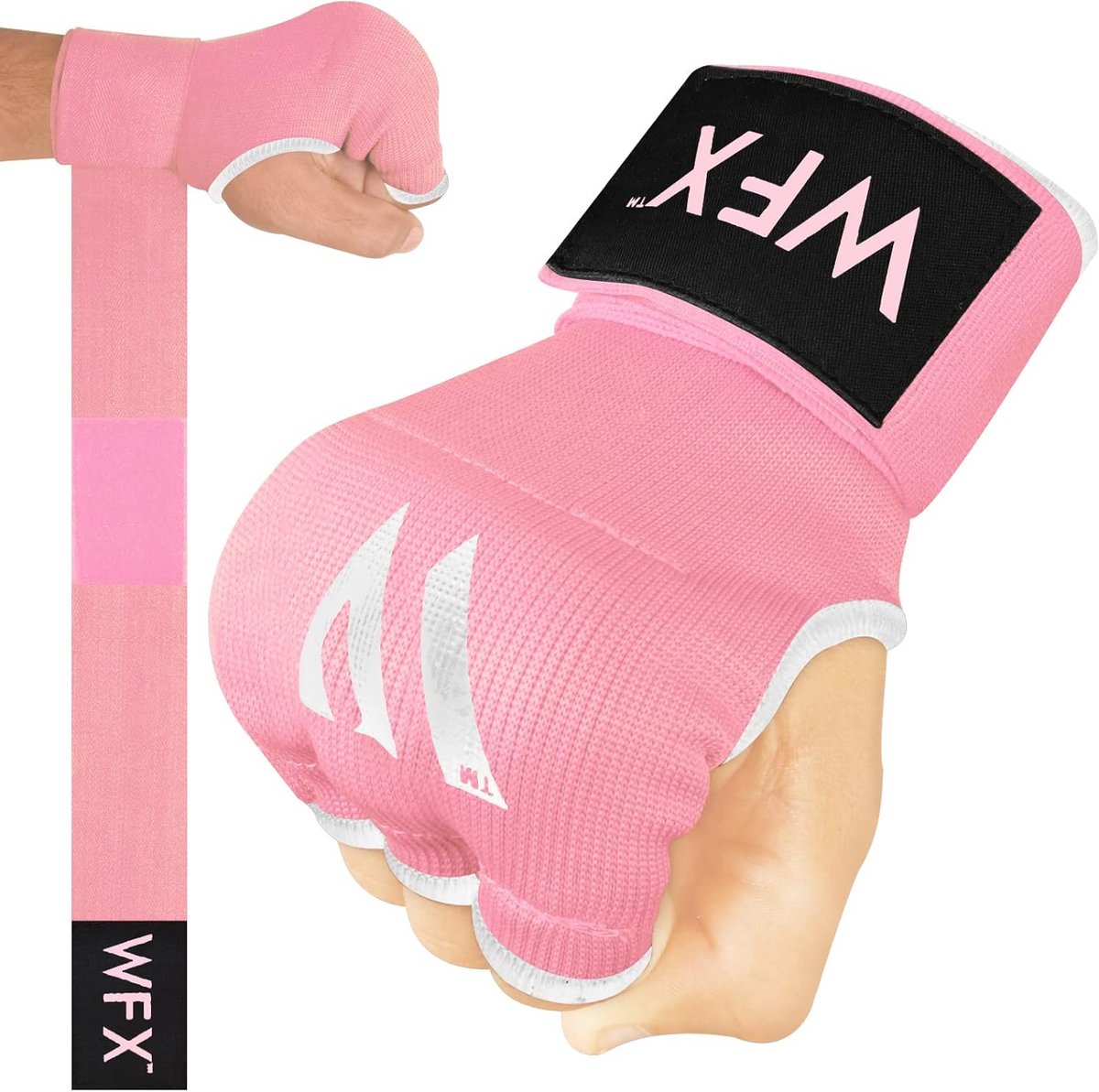 Boksen Hand Wraps - Binnenhandschoenen Bandages - Training Sparring - Gel Vulling - L - Roze