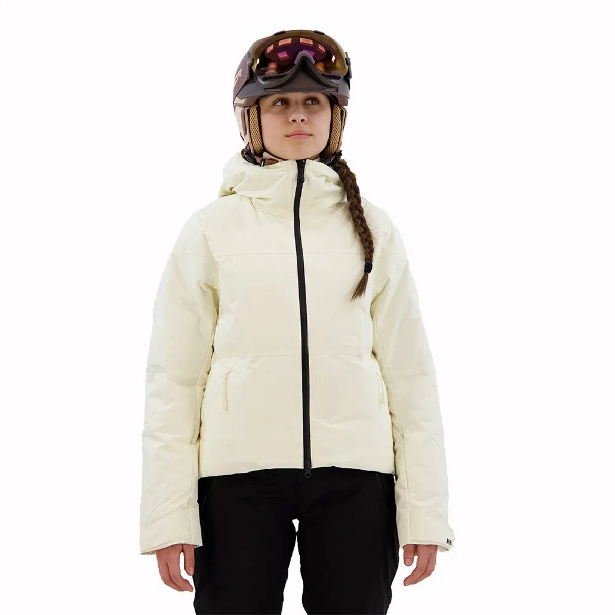 Helly Hansen Nora Short Puffy Wintersportjas Vrouwen Creme