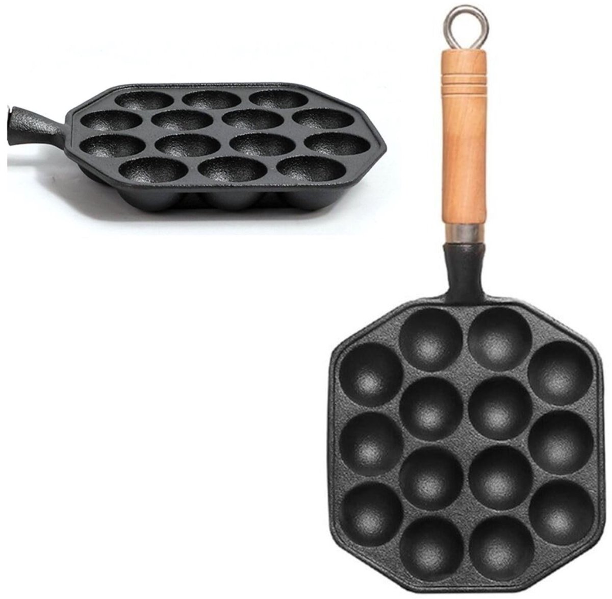 CLVP® Poffertjespan Inductie - Poffertjesmaker - Poffertjespannen - Zwart