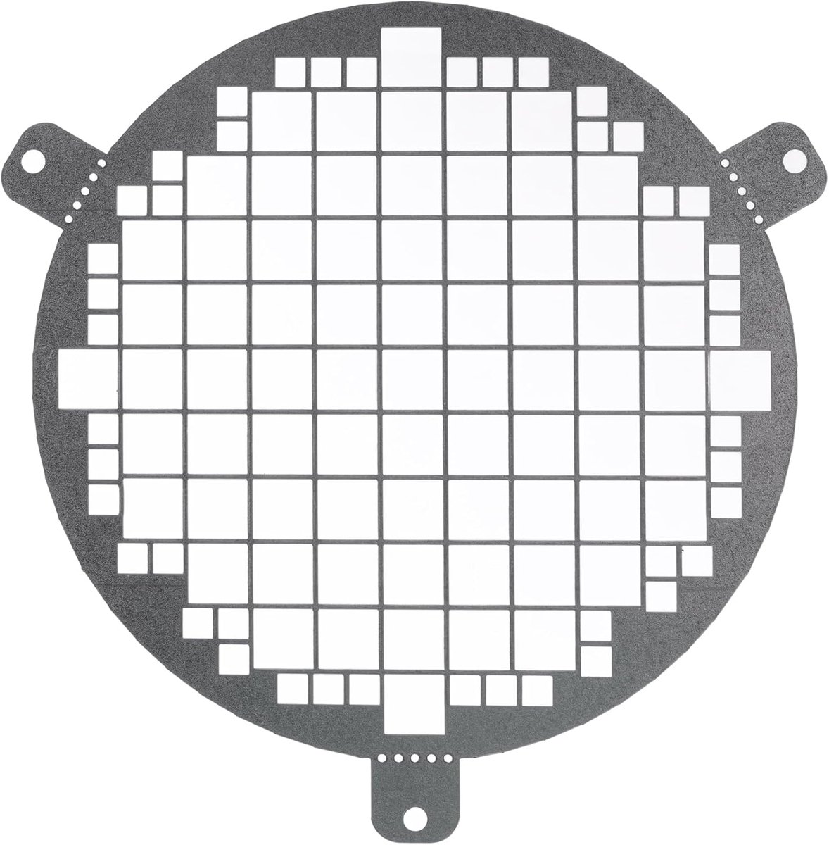 Ventilatierooster Rond - Lucht Toevoer - Luchtcirculatie Optimaliseren - Duurzaam Gegalvaniseerd Staal - 125 mm Diameter - Zilverkleurig