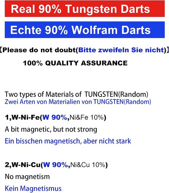 Wolfraam Stalen Barrels - Dartonderdelen - Precisie Werpen - 90% Wolfraam Materiaal - 21-30 gram - Zilver — afbeelding 3