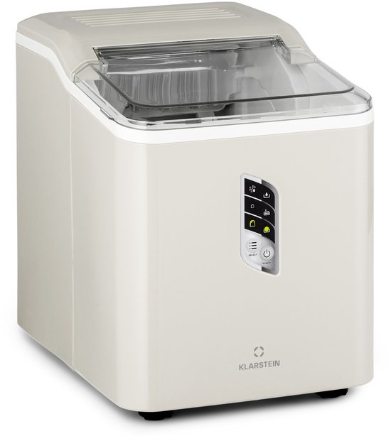 Klarstein ijsblokjesmachine voor thuis, kamperen en catering; snelle mini-ijsblokjesmachine, professionele ijsmaker voor grote en kleine heldere ijsblokjes; zelfreinigend met een ijsblokjesreservoir van 1,5 liter, 12 kg/24 uur - Ice Cube Maker van Klarstein — afbeelding 3
