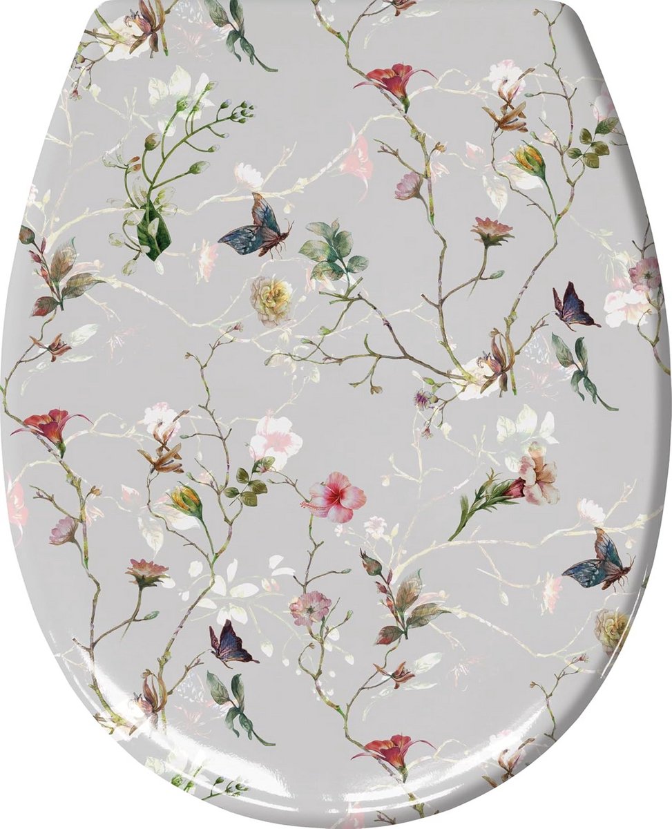 Toiletzitting - WC bril - Badkamer vernieuwen - Softclose functie - 37x45 cm - Multicolor