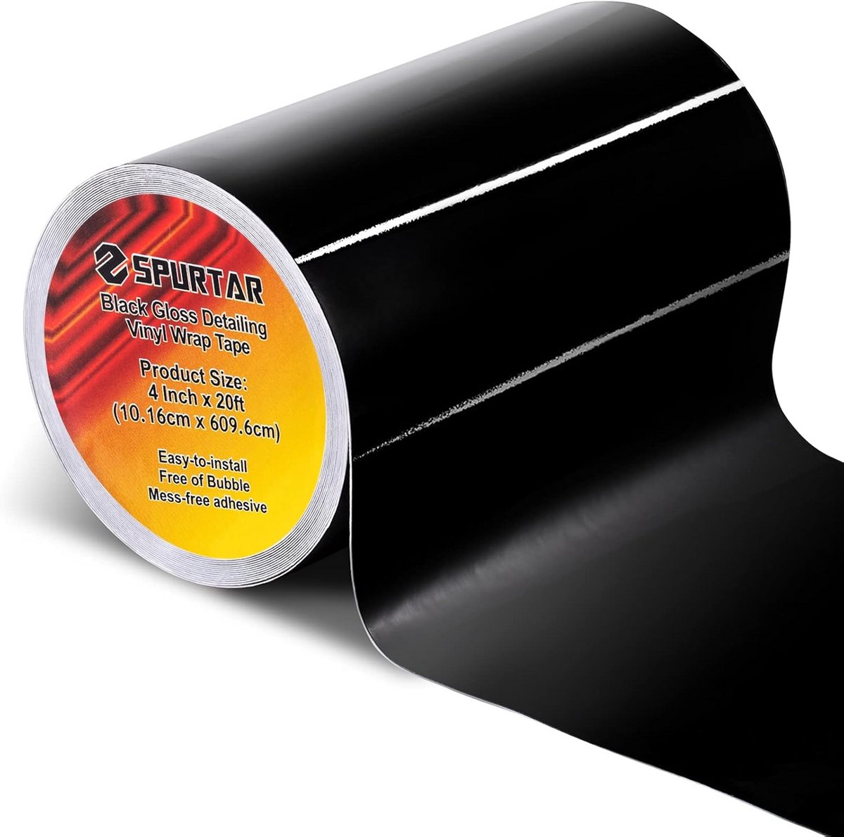 Auto Wrapfolie - Vinyl Tape - Voertuig Detailen - Luchtkanaaltjes - 10 cm x 6 meter - Zwar