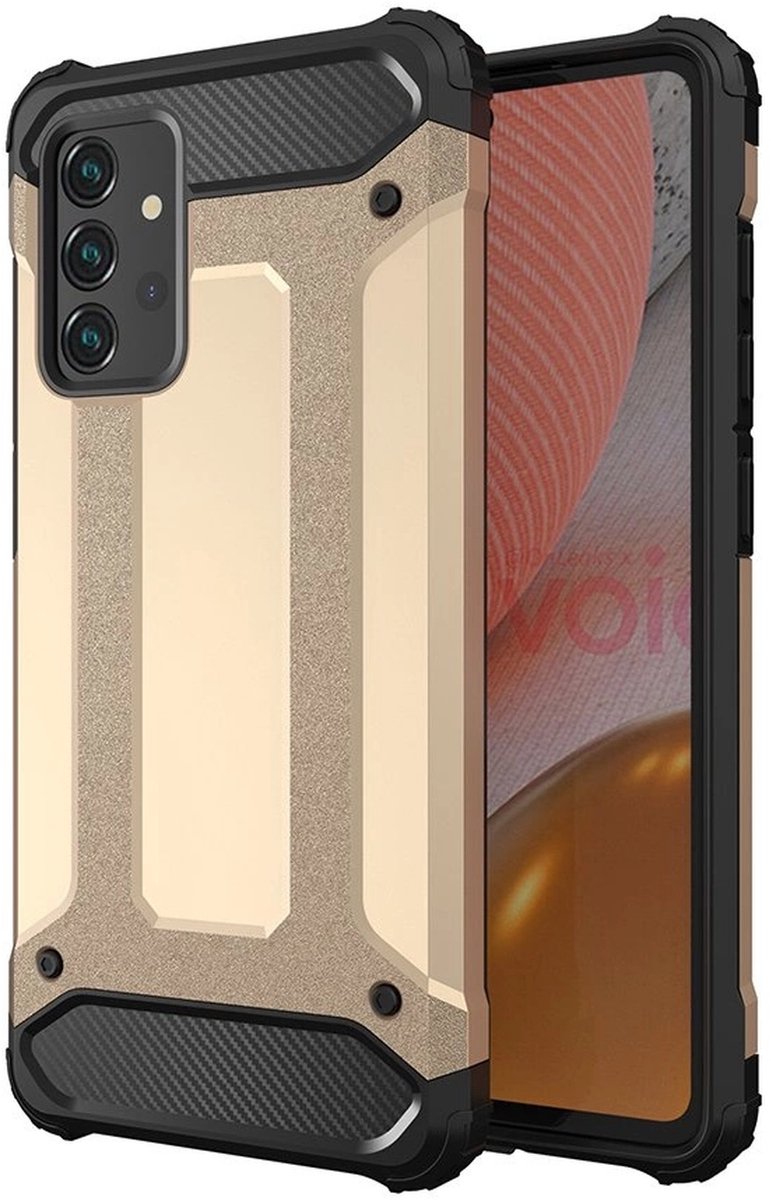 Groothandel Armor Hybrid Hoesje Voor Samsung Galaxy A36 Gold High