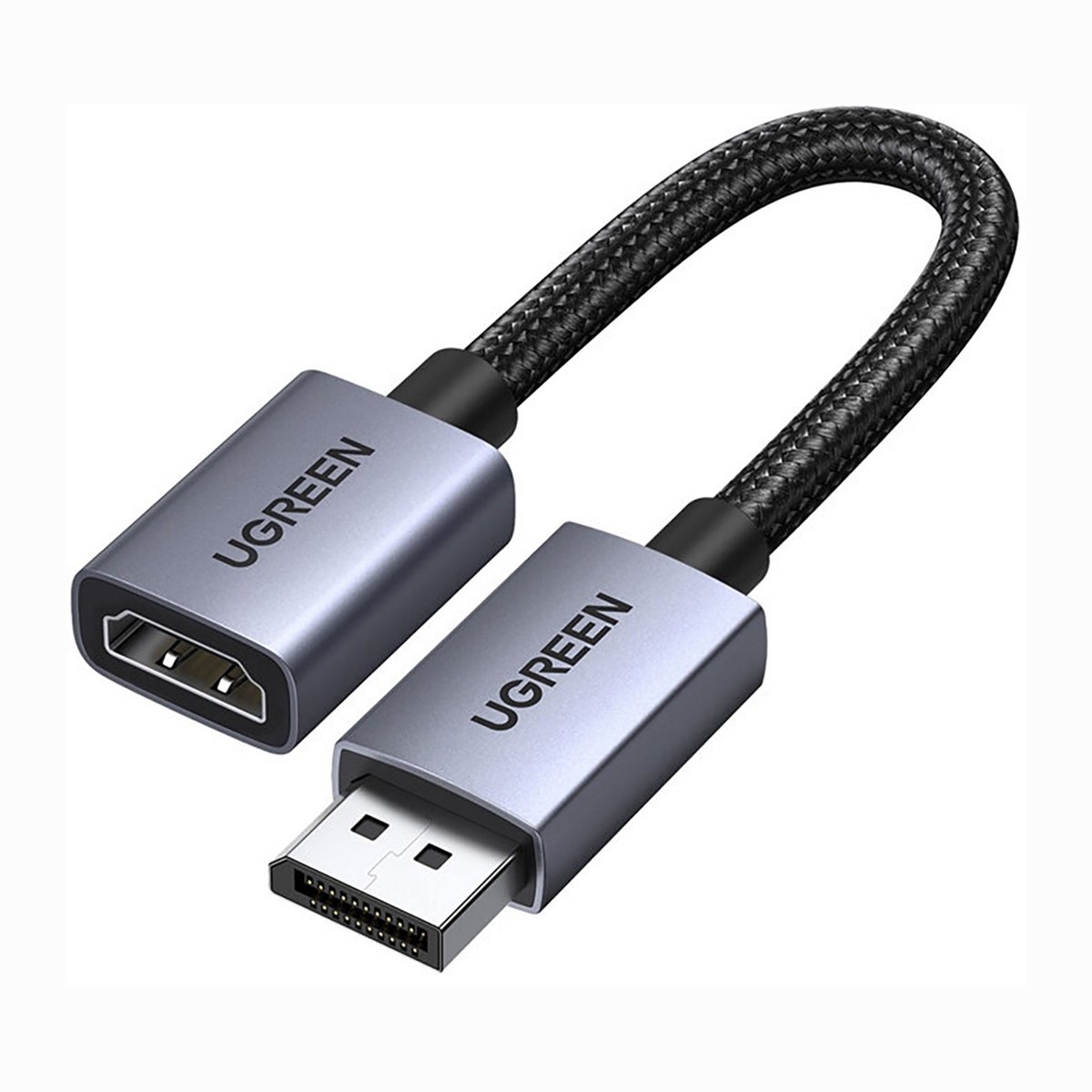 Ugreen Displayport Naar Hdmi-Kabel 4K 20Cm Dp133 Voor Tv