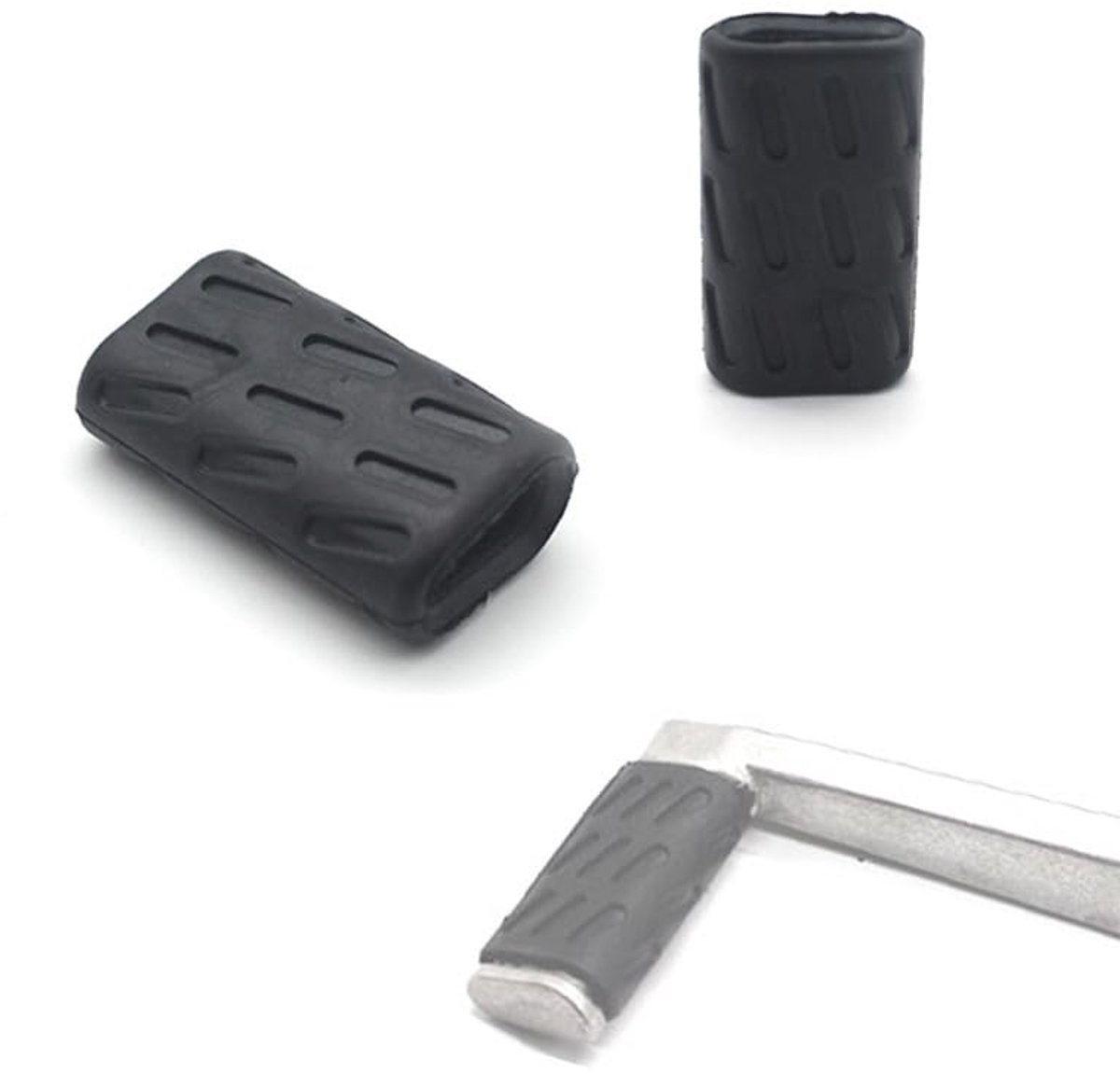 Dailygoods- Versnellingspook Rubber Tip Pad - Pookknop - Universeel - Compatibel met Ducati Monster 696/796/795/1100 - Afmetingen 33x20 mm - Comfortabel en eenvoudig te gebruiken - Schakelknop