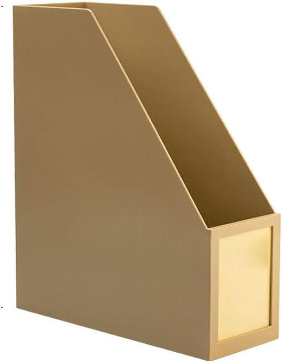 Bureau Opberger - Documentenhouder - Bureau Organisatie - Milieuvriendelijk PP Plastic - 314 cm Hoog - Geel