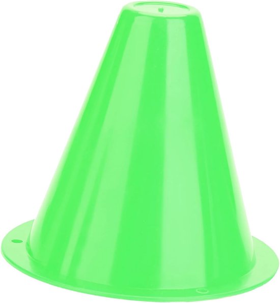Trainingskegels Set - Markerhouders Plastic - Voetbal Training - Duurzaam PE Materiaal - 10 Stuks - Helder Rood — afbeelding 5