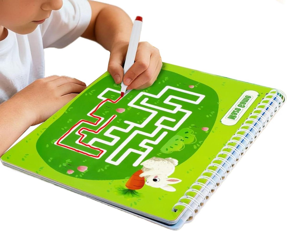 Puzzel Leerboek - Activiteitenboek Vormen - Voorschoolse Ontwikkeling - Veilige Afgeronde Randen - 315 x 225 cm - Uniek