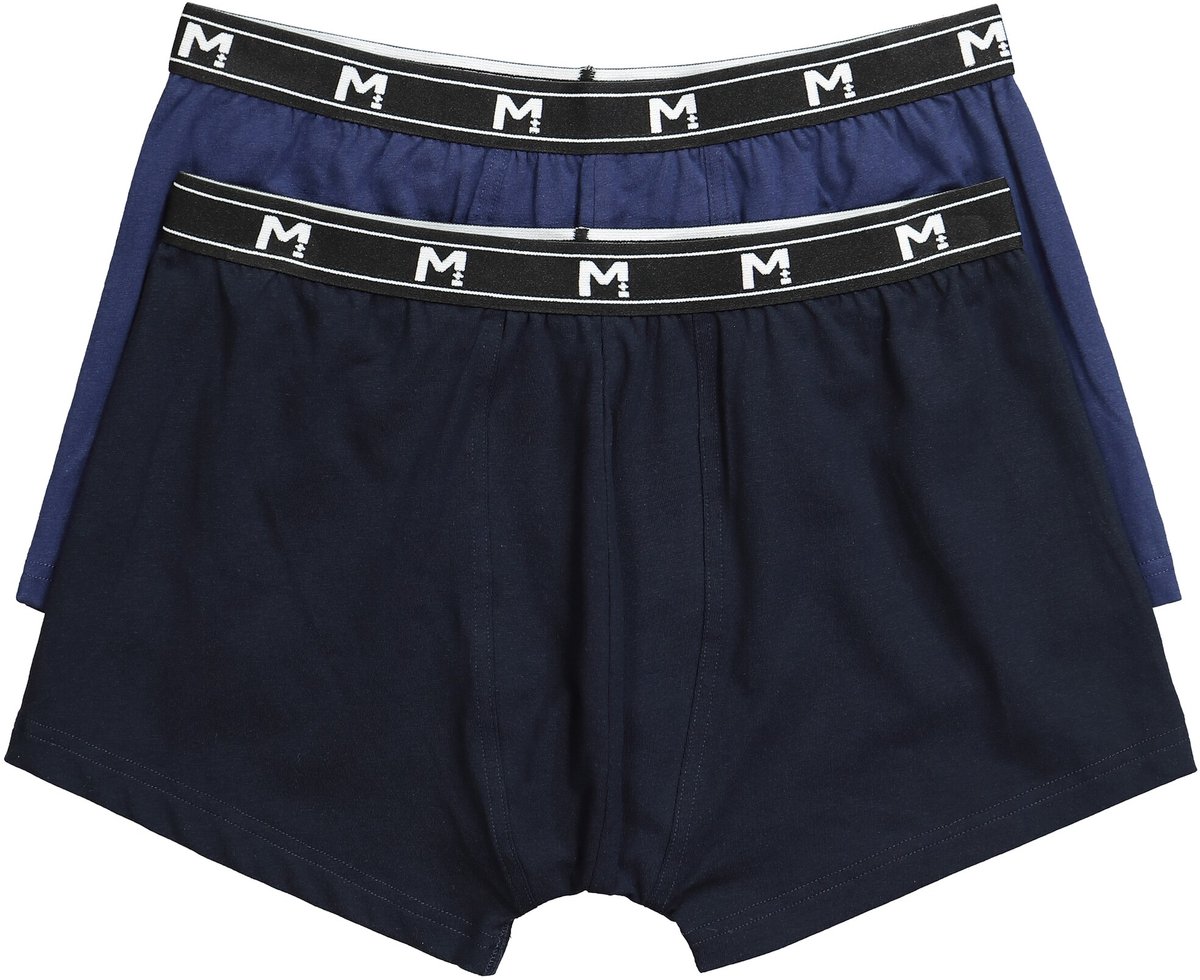 Men Plus - Heren - Heupbroek set van 2 onderbroek - Nachtblauw - Maat 7XL