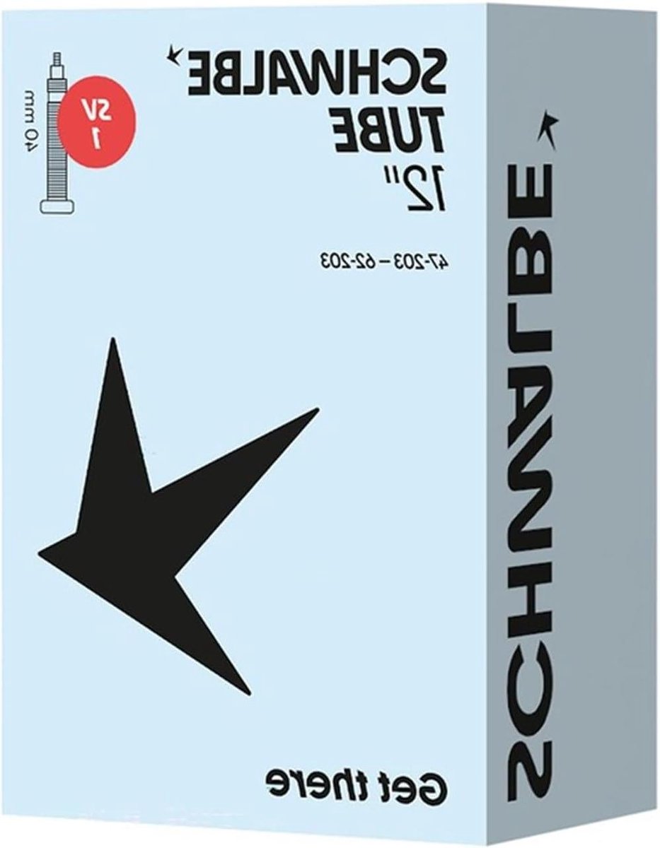 Fietsbinnenband - Reserve binnenband - Fietsreparatie - Butyl rubber - 47/62-203 - Zwart