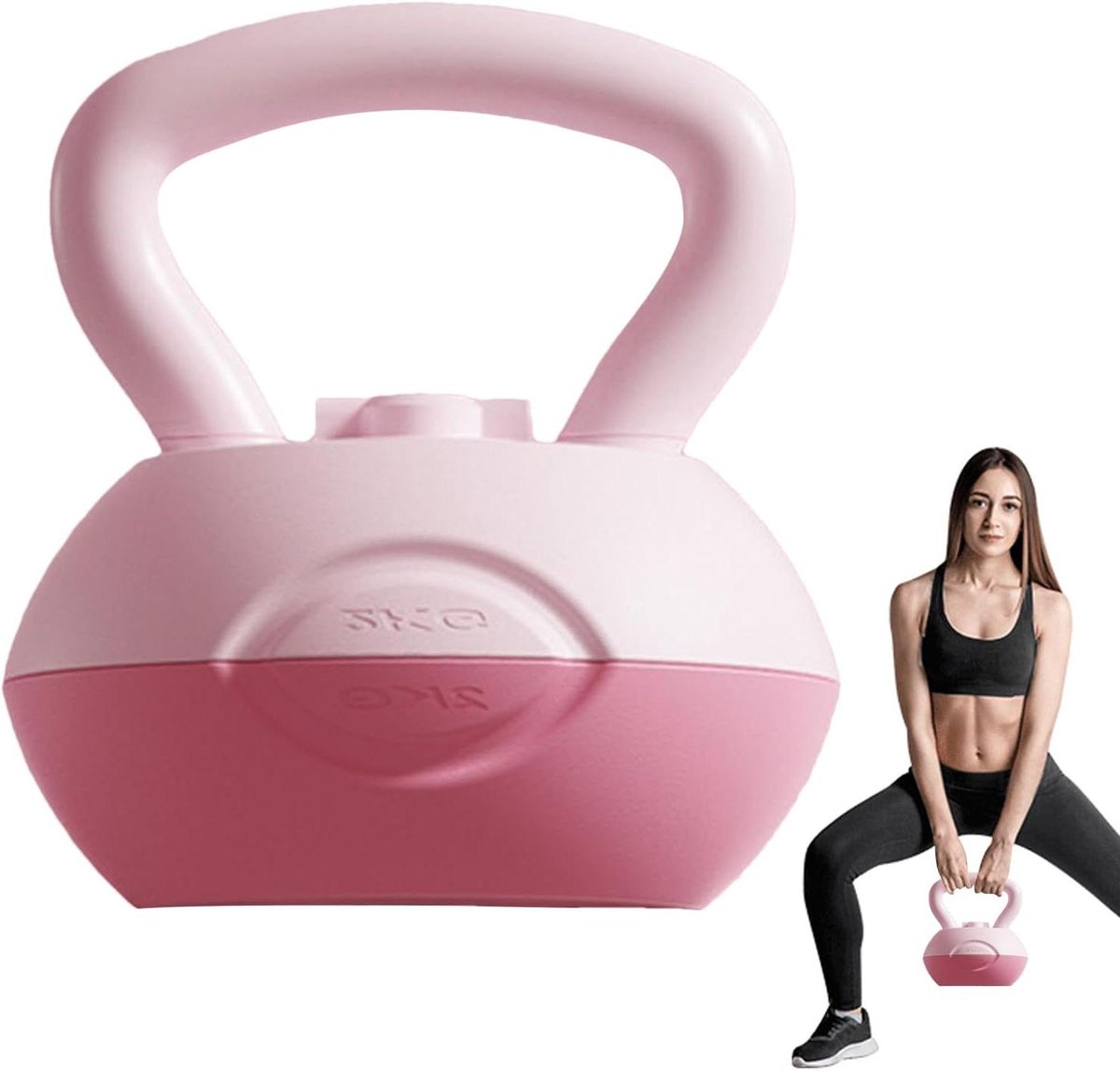 Verstelbare Kettlebell - Water Kettlebell - Kracht Training - Water Vulbaar - 25 x 25 x 18 cm - Niet gespecificeerd