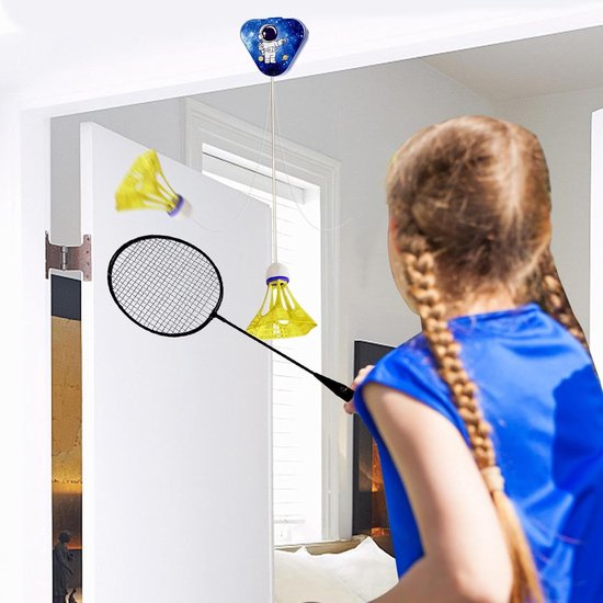 Badminton Trainer - Oefenapparatuur Bal - Vaardigheden Verbeteren - Verstelbaar Koord Snelheid - Unisex - Niet Gespecificeerd — afbeelding 5