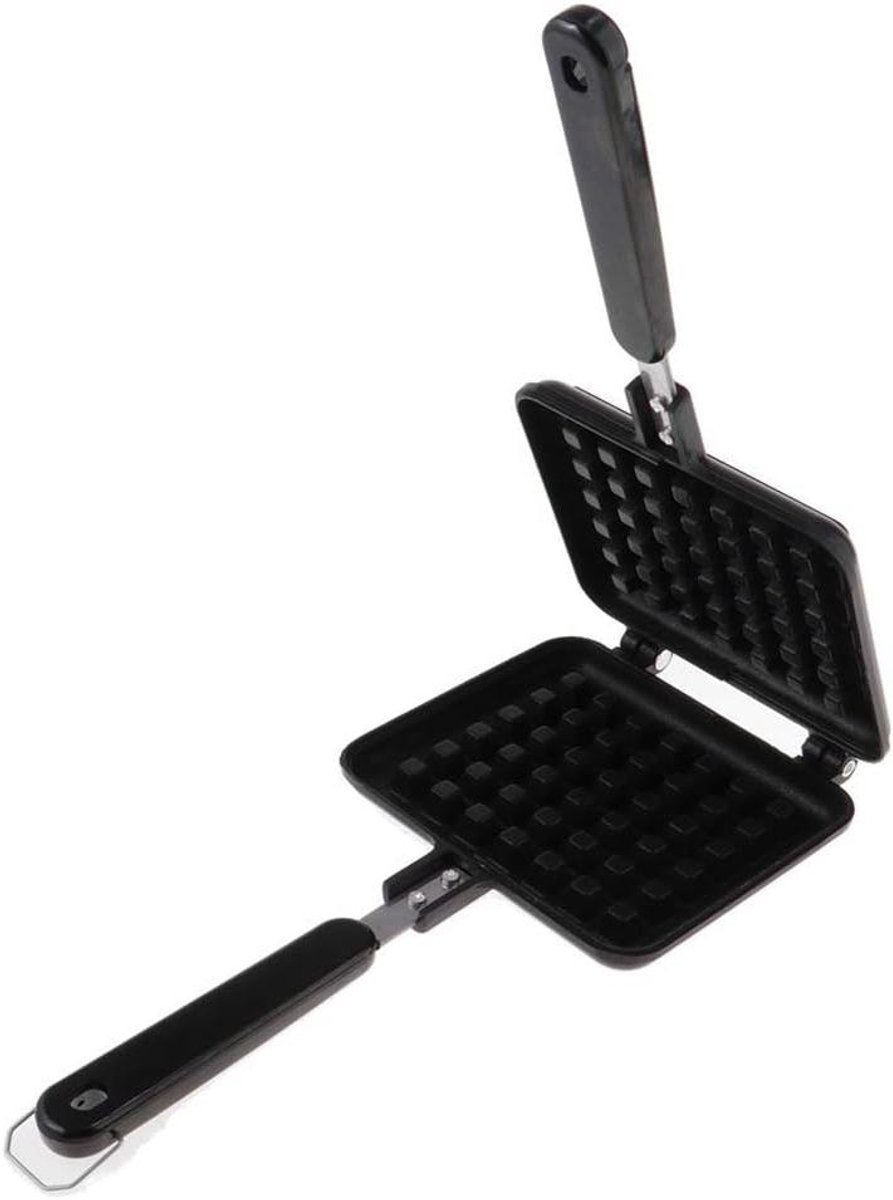 Wafelijzer - Bakvorm - Belgische Wafels Maken - Antiaanbaklaag - 30 x 145 cm - Zwart